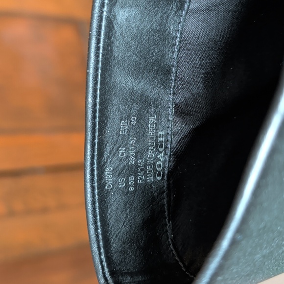 New COACH Madeline Knee High Boot (Women) Wide Calf Size 9.5 - Picture 7 of 16